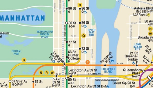 2nd Avenue Subway, What It Means for Roosevelt Islanders The MTA's Latest Subway Map, Including the 2nd Avenue Line